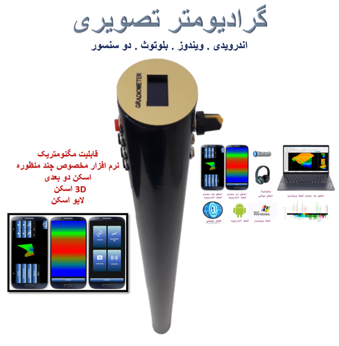 گرادیومتر تصویری اسکن سه بعدی