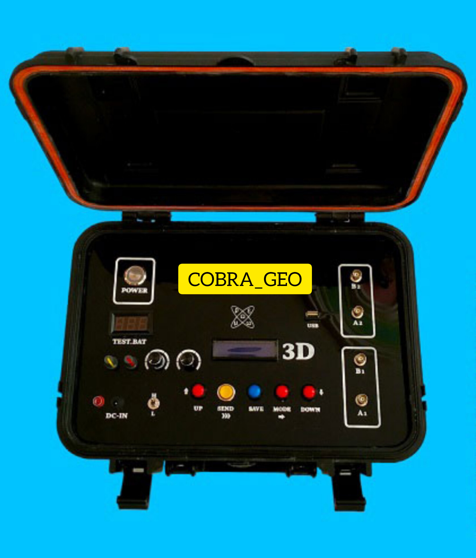 اسکنر ژئوفیزیک چهار پراپ ،مقاوت سنج